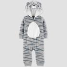 Baby Boys' Tiger Hooded Romper - Just One You Made By Carter's Gray Newborn, Boy's
