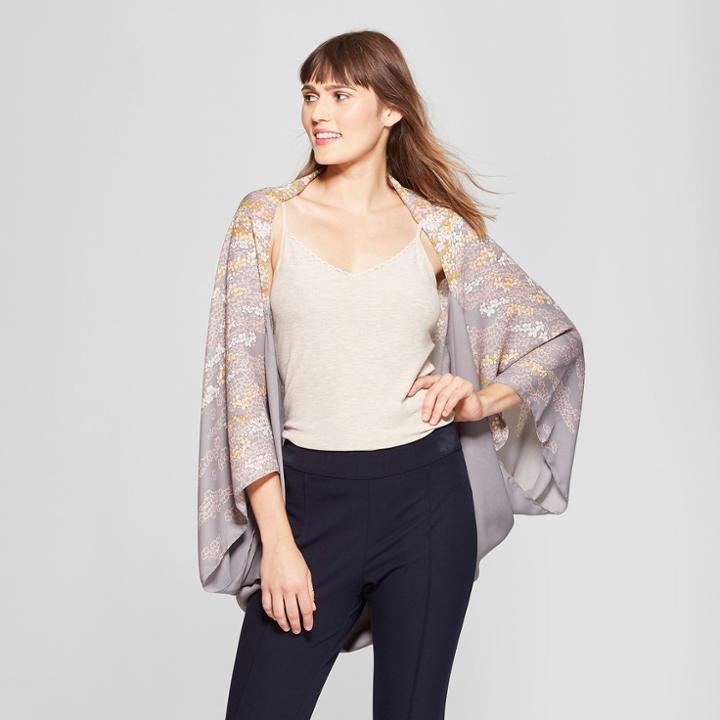 Women's Kimono - A New Day Gray