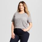 Women's Plus Size Coffee & Chill Short Sleeve Graphic T-shirt - Zoe+liv Heather Gray