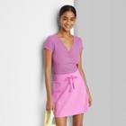 Women's Knit Tennis Mini A-line Skirt - Wild Fable