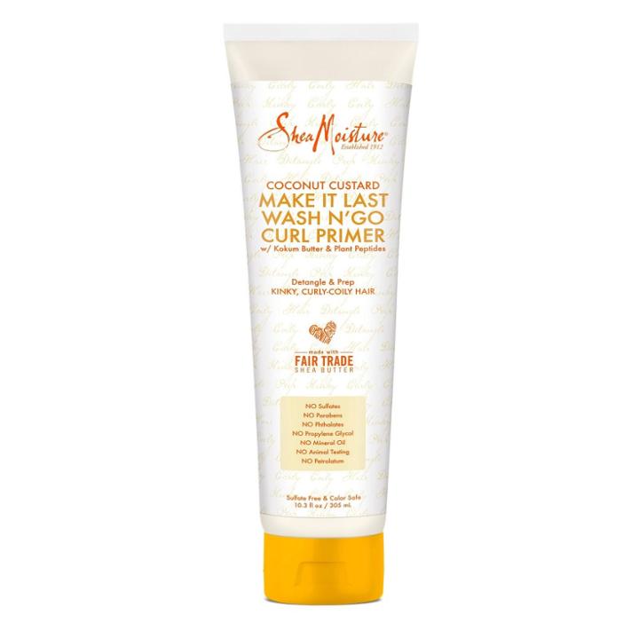 Sheamoisture Coconut Custard Make It Last Wash N' Go Curl Primer