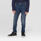 Boys' Skinny Fit Jeans - Cat & Jack Medium Wash 16, Boy's, Blue