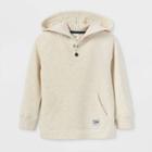 Oshkosh B'gosh Toddler Boys' Thermal Hoodie Long Sleeve T-shirt - Cream