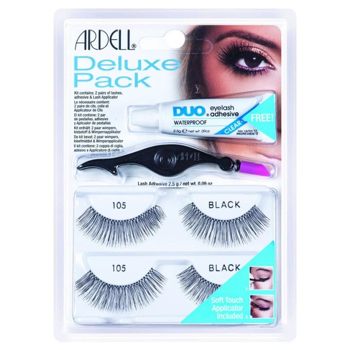 Ardell Eyelash 105 Deluxe Kit Black
