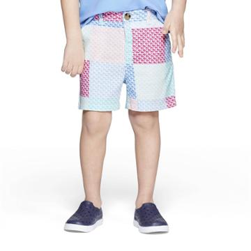 Toddler Boys' Patchwork Whale Shorts - Pink/blue 18m - Vineyard Vines For Target, White