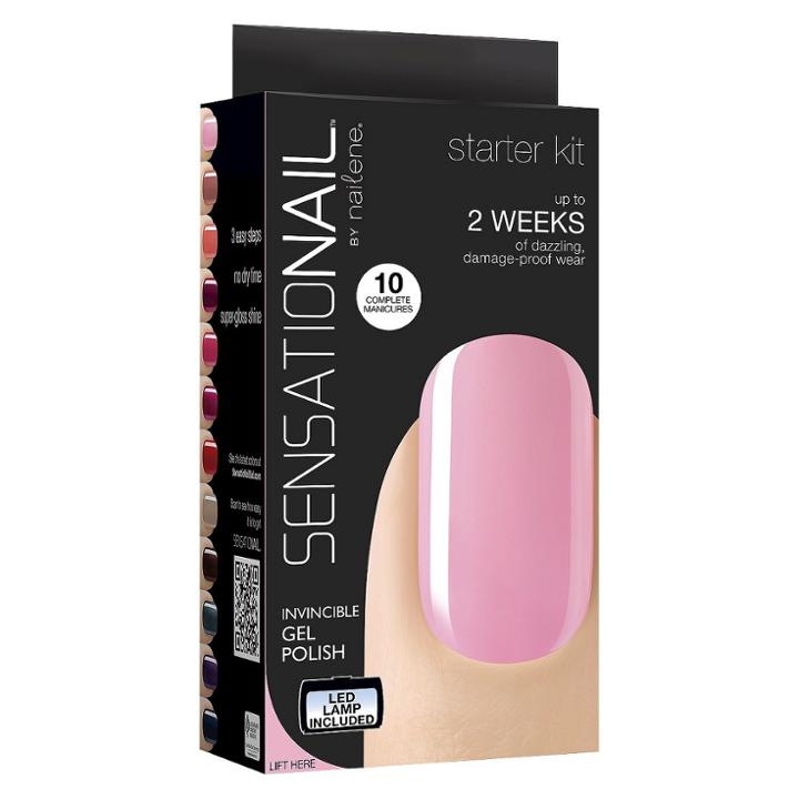 Sensationail Nail Starter Kit - 8 Piece, Pink Chiffon