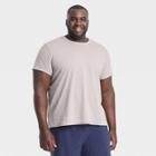 Men's Big & Tall Short Sleeve T-shirt - All In Motion Gray Xxxl