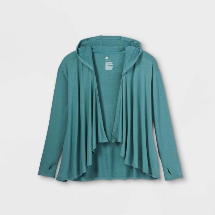 Girls' Cozy Soft Cardigan - All In Motion Green
