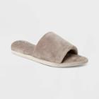 Women's Dearfoams Beatrice Gore Slide Slippers - Pewter