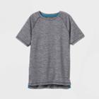 Petiteboys' Quick Dry Upf 50+ Short Sleeve Swim T-shirt - All In Motion Heather Gray Xs, Boy's, Grey Gray
