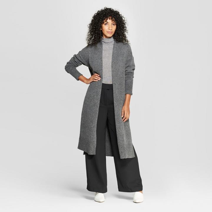 Women's Long Sleeve Cozy Cardigan - Prologue Gray