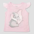 Toddler Girls' Disney Dumbo Cap Sleeve T-shirt - Pink