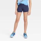 Girls' Core Tumble Shorts - All In Motion Navy Blue
