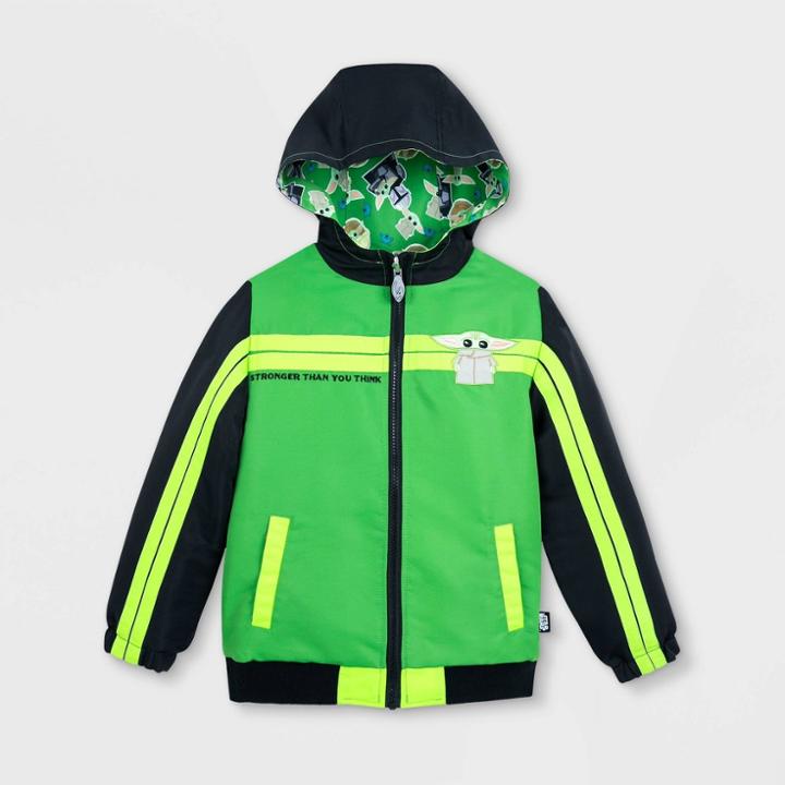Boys' Star Wars Reversible Softshell Jacket - Green 3 - Disney