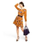 Women's Leopard Print A-line Mini Skirt - 3.1 Phillip Lim For Target Orange 12, Women's, Yellow