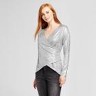 Women's Foil Sweater Knit Tunic - Vanity Room