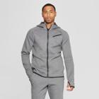 Men's Textured Fleece Full Zip Hoodie - C9 Champion Black Heather