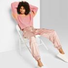 Women's Long Sleeve Mock Turtleneck Ombre Sweater - Wild Fable Pink M, Women's,
