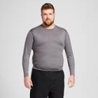 Men's Big & Tall Powercore Long Sleeve T-shirt - C9 Champion Charcoal Heather