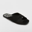 Women's Dv Addie Microsuede Knotted Slide Sandals - Black