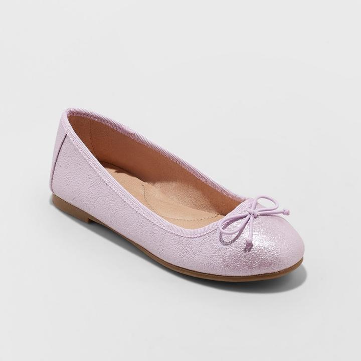 Girls' Stacy Ballet Flats - Cat & Jack Purple