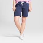 Women's Knit Bermuda Shorts - Mossimo Supply Co. Navy (blue)