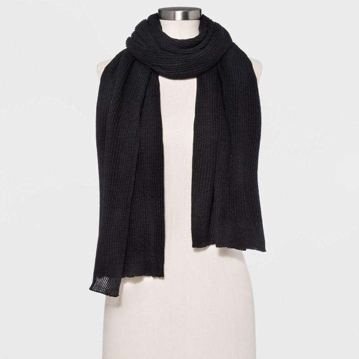 Women's Travel Wrap Jackets - A New Day Black One Size, Women's