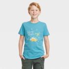 Boys' Hanukkah Dinosaur Short Sleeve Graphic T-shirt - Cat & Jack Blue