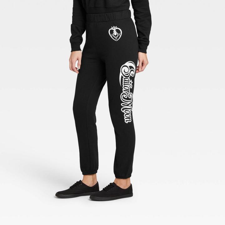 Women's Sailor Moon Jogger Pants - Black