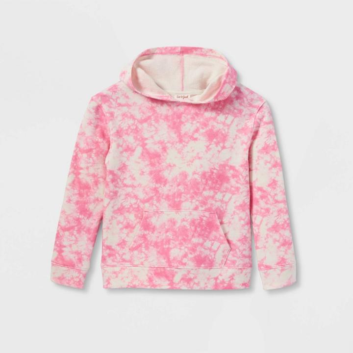 Kids' Pullover Hoodie - Cat & Jack Bright Pink