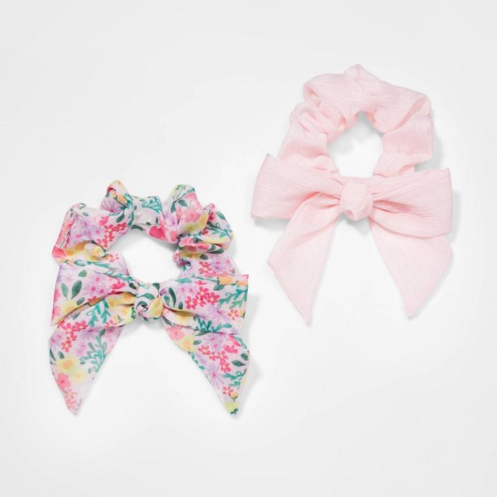 Girls' 2pk Chiffon Bow - Cat & Jack , Women's