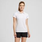 Women's Button-up Golf Polo Shirt - C9 Champion - White