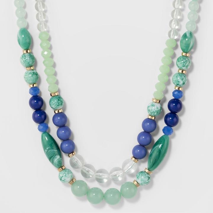 Beads 2 Row Short Necklace - A New Day,