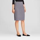 Target Women's Bi-stretch Twill Pencil Skirt - A New Day Heather Gray