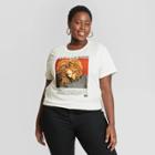 Live Nation Women's Janet Jackson Plus Size Short Sleeve Graphic T-shirt - White