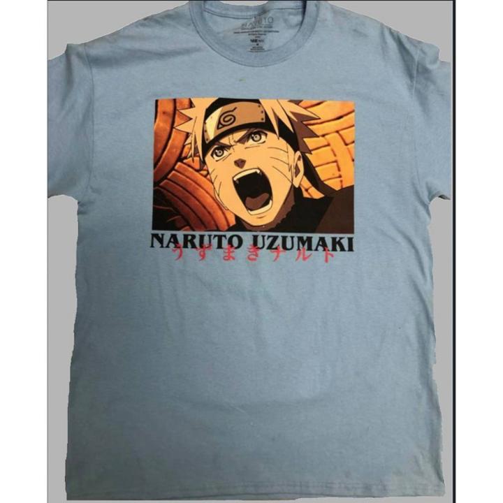 Men's Naruto Uzumaki Short Sleeve Graphic T-shirt - White