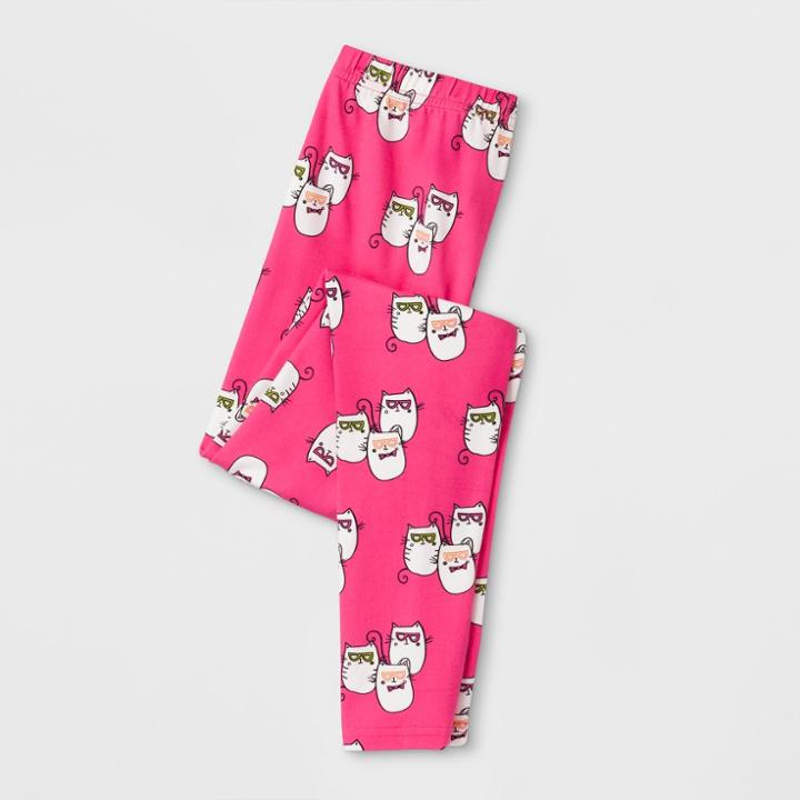 Say What? Say What Girls' Leggings - Pink