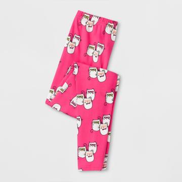 Say What? Say What Girls' Leggings - Pink