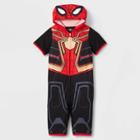 Boys' Marvel Spider-man Union Suit - Black