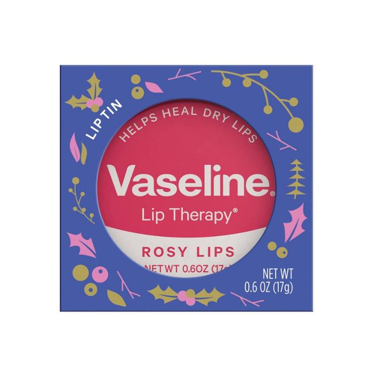 Vaseline Rosy Exclusive Holiday Lip Tin