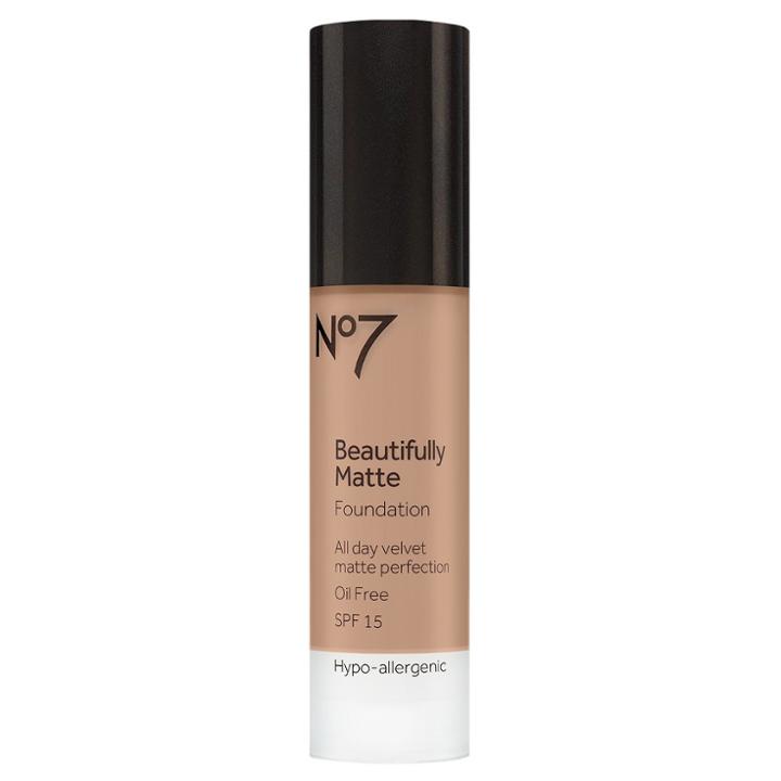 No7 Beautifully Matte Foundation Spf 15 Warm Beige