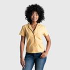 Women's United By Blue Natural Camp Shirt - Curry