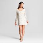 Women's Medallion Lace Dress - Lots Of Love By Speechless (juniors') White