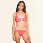 Sugar Coast By Lolli Women's Lace-up Bikini Top - Sugar Coast By