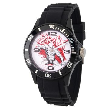 Disney Men's Marvel Guardians Of The Galaxy Drax Plastic Watch - Black