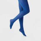 Women's 50d Opaque Tights - A New Day Blue