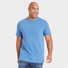 Men's Tall Standard Fit Short Sleeve Crewneck T-shirt - Goodfellow & Co Blue