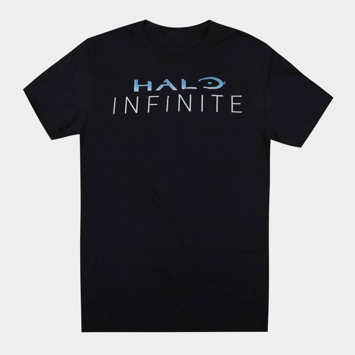 Men's Halo Infinite Logo Short Sleeve Graphic T-shirt - Black