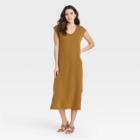 Women's Sleeveless Knit Dress - Universal Thread Brown