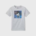 Petiteboys' Short Sleeve Disney Mickey Mouse Lenticular Applique T-shirt - Gray
